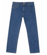Классические синие джинсы прямого кроя
